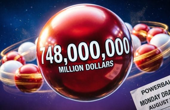 Powerball Jackpot Reaches $748 Million Ahead of Monday Drawing 