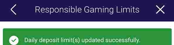 Responsible gaming tool tested. icon