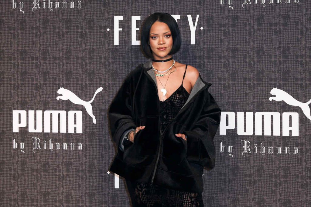 Rihanna at the FENTY PUMA by Rihanna AW16 Collection