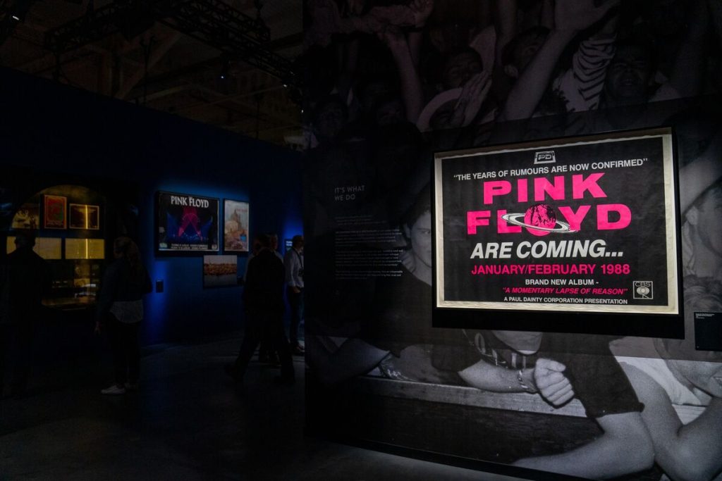 The “Pink Floyd - Their Mortal Remains” exhibit