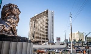 Bally’s has revised its Tropicana Las Vegas redevelopment plan, replacing a casino-resort concept with entertainment, dining and retail.