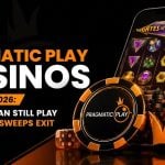 Mobile Phone Displays Online Casino Game by Pragmatic Play