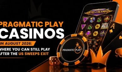 Mobile Phone Displays Online Casino Game by Pragmatic Play