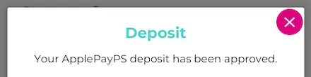 Deposit tested. icon