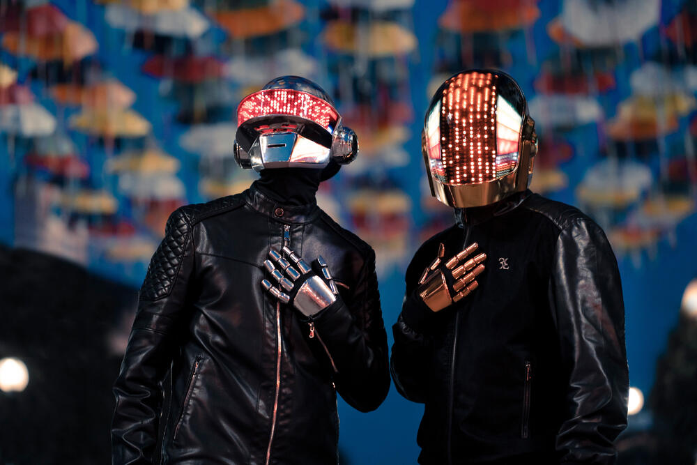 guys tribute to Daft Punk