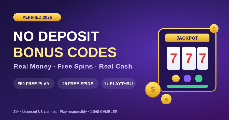 No deposit bonus