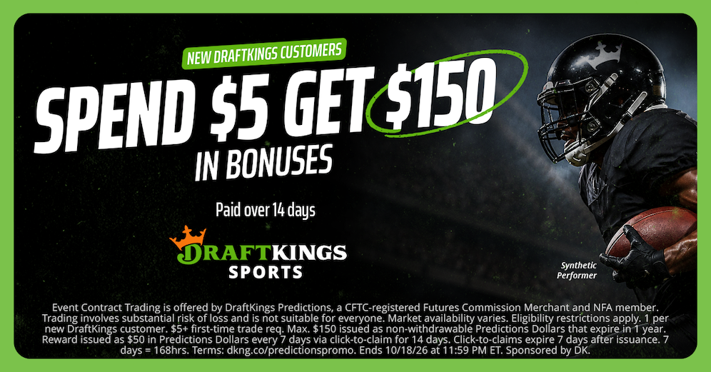 DraftKings Predictions New Welcome Offer Sept. 2026