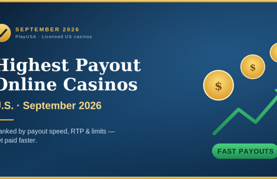 Highest Payout Online Casinos in the U.S. for September 2026