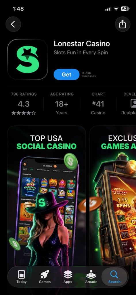 New Apple app for Lonestar casino