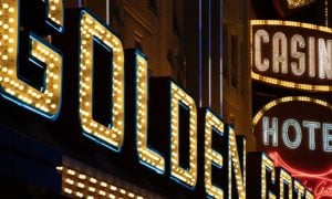 Golden Gate Casino's Marquee Sign in Downtown Las Vegas