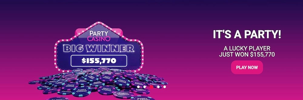 Party Casino NJ jackpot winner