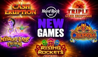 New Games at Hard Rock Bet Online Casino Promo Image September 2026