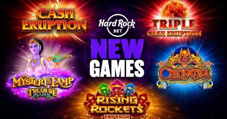 New Games at Hard Rock Bet Online Casino Promo Image September 2026
