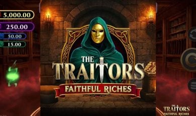 Game Images for BetMGM's New Online Slot: The Traitors Faithful Riches