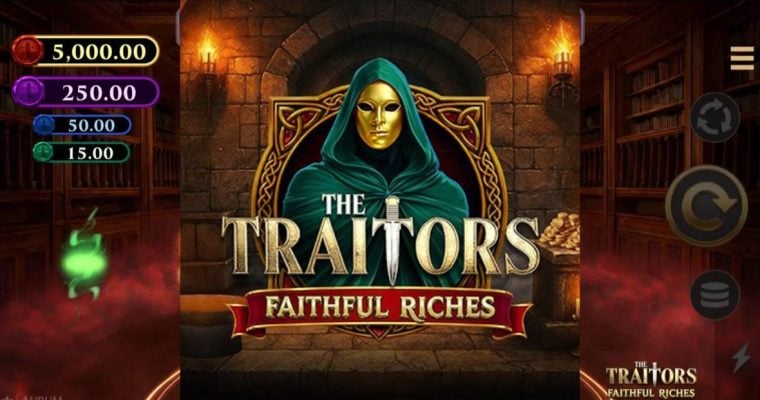 Game Images for BetMGM's New Online Slot: The Traitors Faithful Riches