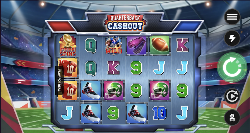 Football-themed Online Slot, Quarterback Washout