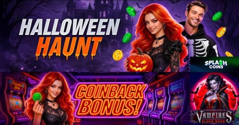 Promotional Images by Splash Coins for Halloween Events Calendar Oct. 2026
