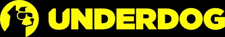 Black and Yellow Underdog Predict Logo Logo