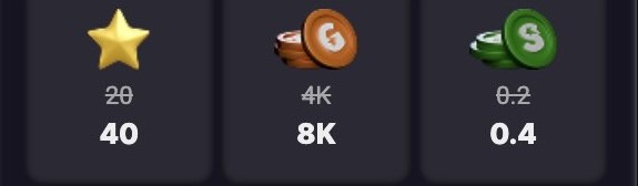 The rebuilt 7-day login bonus, logged day by day. icon