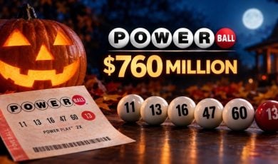 Powerball's Next Drawing on Halloween is $760 Million