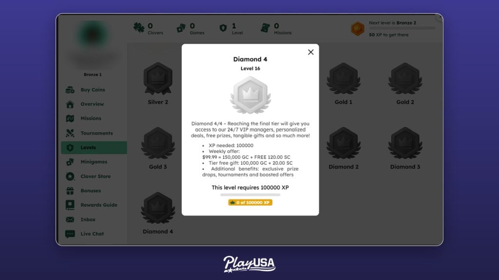 Lucky.Me - Diamond 4, Level 16