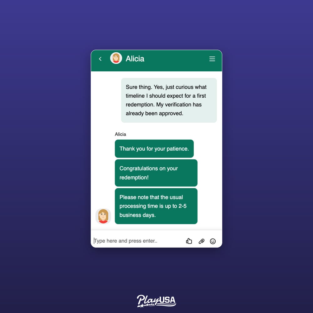 Lucky.Me - Live Chat Redemption Timeline