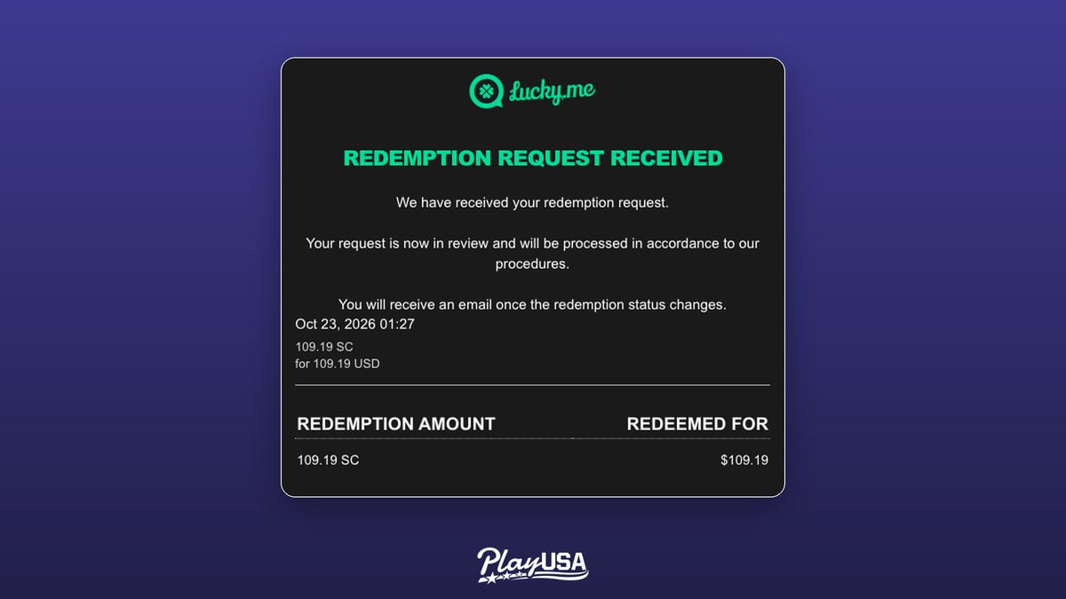 Lucky.Me - Redemption Request Received