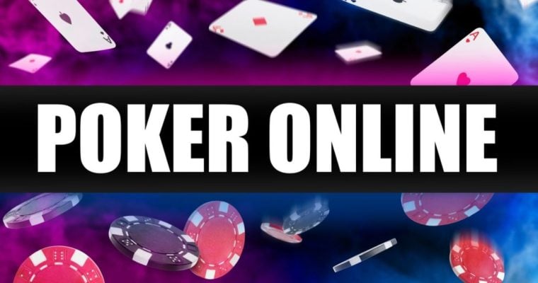 Playing Cards and Poker Chips Flying Around Behind 