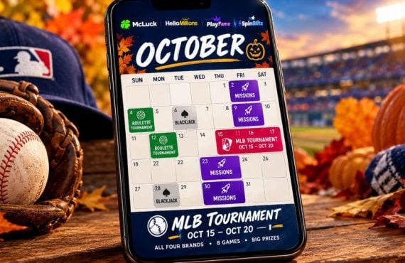Sweepstakes Casinos Fill October With an MLB Tournament and Weekly Blackjack