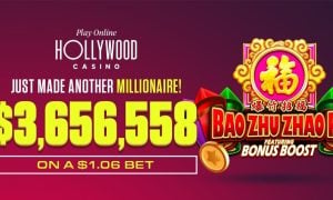Five weeks after a $4.36 million hit in Pennsylvania, Hollywood Casino's DropZone paid $3.65 million in Michigan ... this time on a $1.06 bet.