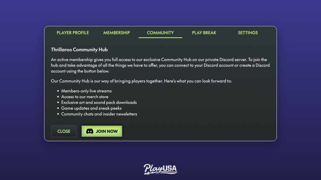joining the Community Hub connects (or creates) a Discord account for members-only access.
