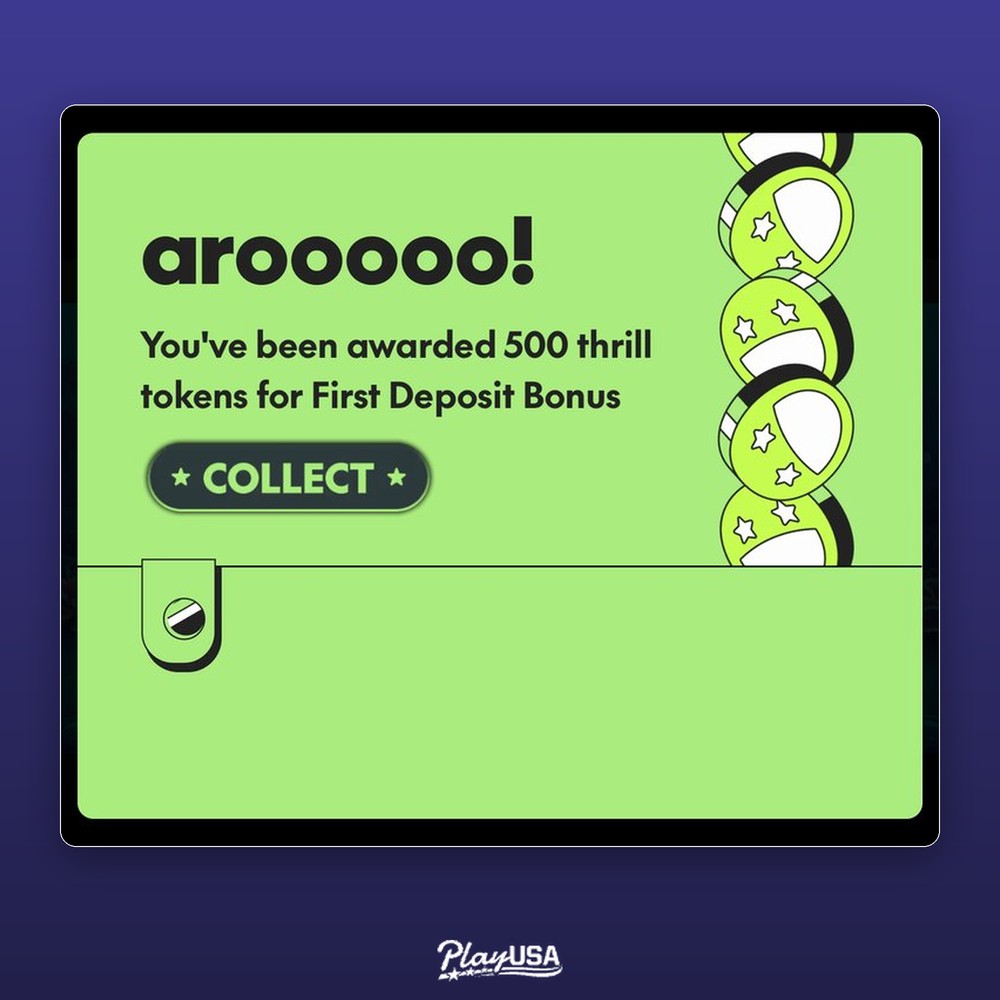 the post-payment confirmation of the 500-token match.