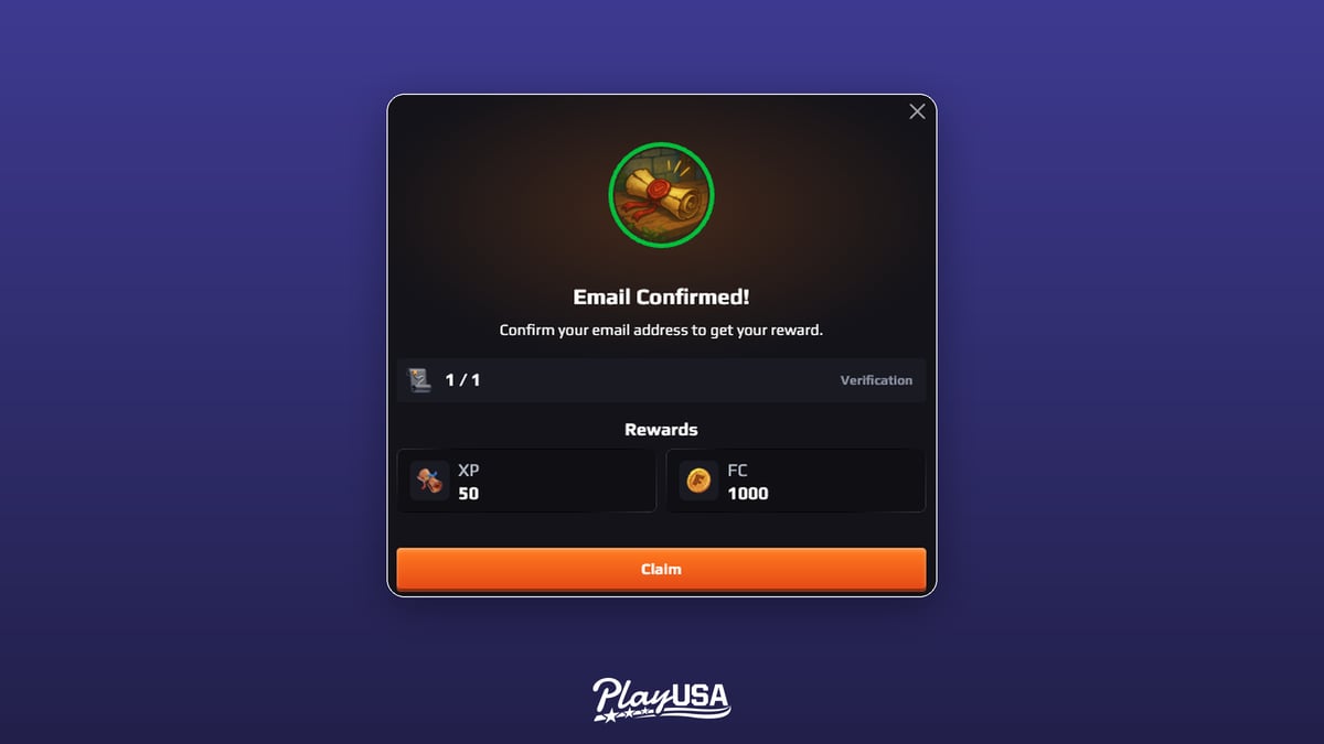 titan treasure email confirmed achievement reward